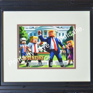 Wall Art By Jaye J. Metcalfe, Minecraft and Donald Trump.